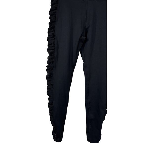 Good American Side Mesh Ruched Compression Leggings, Size 2, NWT, New with tags - Picture 3 of 9